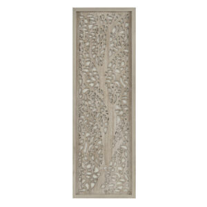 Laurel Branches Laser Cut Tree Framed Panel Wall Decor in Natural From Madison Park