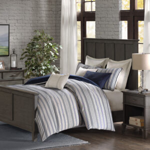 Farmhouse Comforter Set in Blue From Madison Park Signature