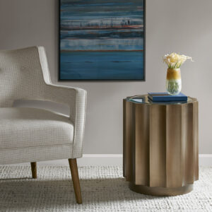 Valentina Accent Table in Bronze From Madison Park