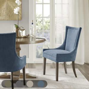 Ultra Dining Side Chair (set of 2) in Blue From Madison Park Signature