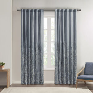 Andora Curtain Panel in Blue From Madison Park