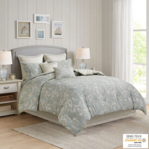 Chelsea Cotton Comforter Set in Blue From Harbor House