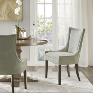 Ultra Dining Side Chair (set of 2) in Light Green Multi From Madison Park Signature