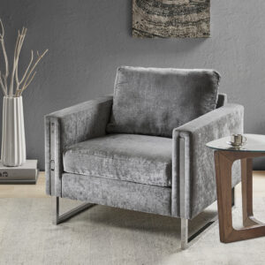 Madden Accent Chair in Grey From INK+IVY