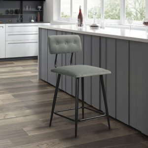 Henrick Counter Stool in Grey Multi From INK+IVY