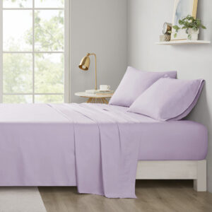 Microfiber All Season Soft Touch Sheet Set in Lavender From Intelligent Design