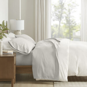 300TC BCI Cotton 300TC BCI Cotton Sheet Set in Grey From Clean Spaces