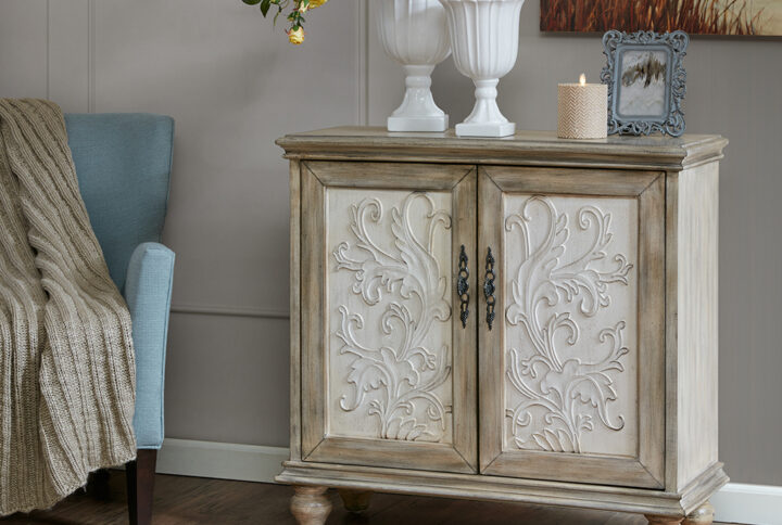 Driscoll 2-Door Cabinet in Reclaimed Natural From Madison Park