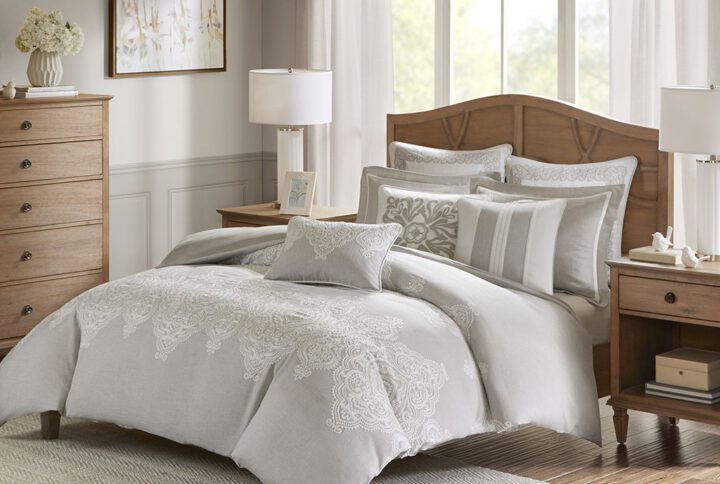 Barely There Comforter Set in Natural From Madison Park Signature