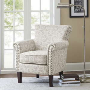 Brooke Tight Back Club Chair in Natural From Madison Park