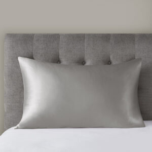 Silk 100% Mulberry Single Pillowcase in Grey From Madison Park