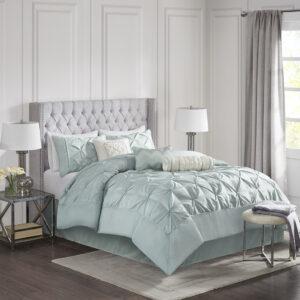 Laurel 7 Piece Tufted Comforter Set in Seafoam From Madison Park