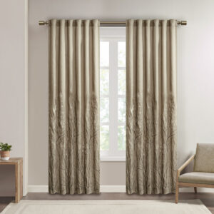 Andora Curtain Panel in Tan From Madison Park