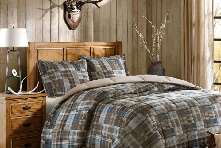 White River Down Alternative Comforter Mini Set in Multi From Woolrich