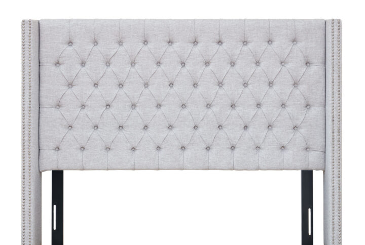 Amelia Upholstery Headboard in Grey From Madison Park