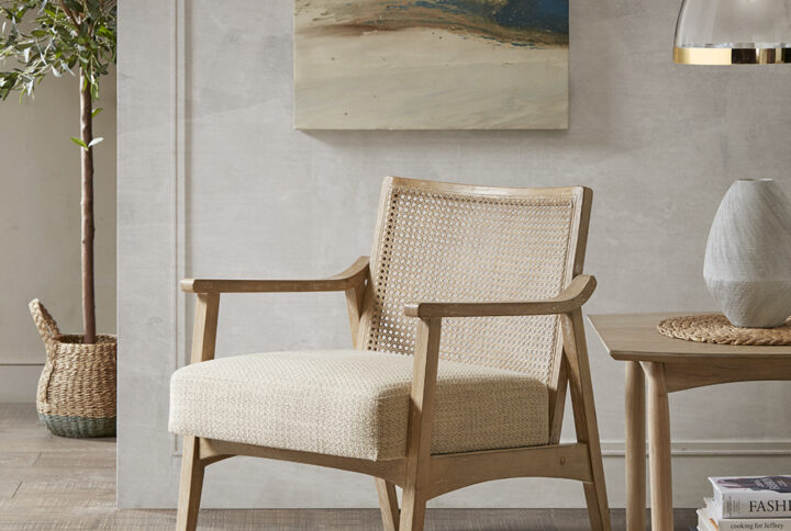 Kelly Accent Chair in Light Brown From INK+IVY