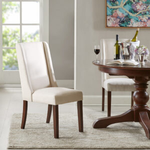 Brody Wing Dining Chair (Set of 2) in Cream From Madison Park