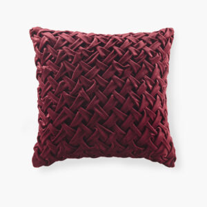 Winchester Square Decor Pillow in Burgundy From Croscill Classics