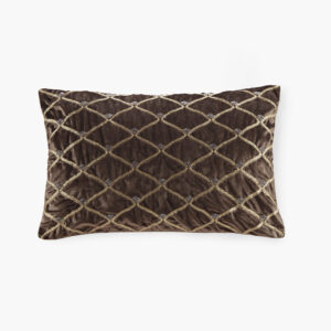 Aumont Oblong Decor Pillow in Brown From Croscill Classics