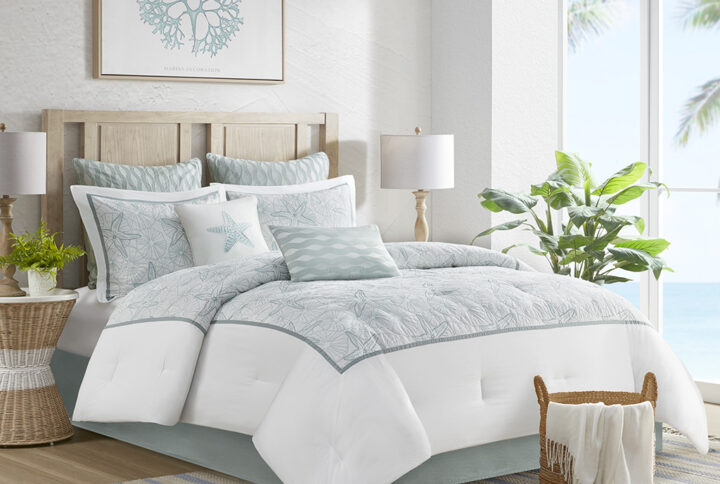 Maya Bay Comforter Set in White From Harbor House