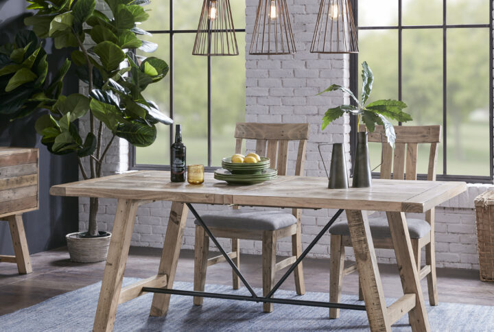 Sonoma 4-Piece Dining Set in Natural From INK+IVY