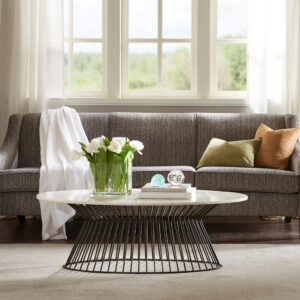 Marbury Coffee Table in Black/White From Madison Park