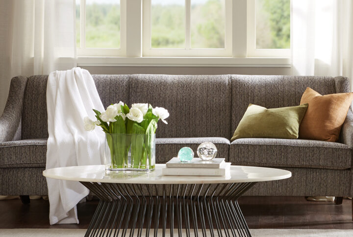 Marbury Coffee Table in Black/White From Madison Park