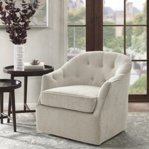 Calvin Swivel in Natural From Madison Park