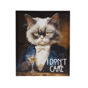 Grumpy Cats I Don't Care Canvas Wall Art in I Don't Care/Multi From Madison Park