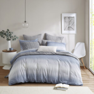 Callista 3 Piece Duvet Set in Blue From Croscill Casual