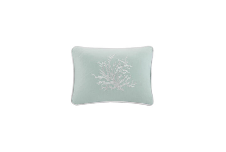 Coastline Oblong Pillow in Aqua From Harbor House