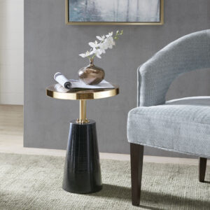 Sophia Accent Table in Black/Gold From Madison Park