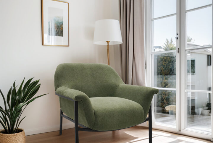 Sabrina Accent Chair in Green From Chapel Hill