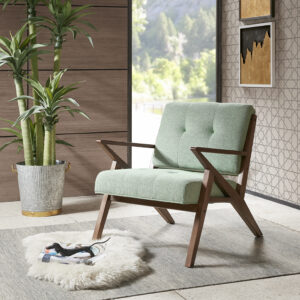 Rocket Lounge Chair in Seafoam From INK+IVY