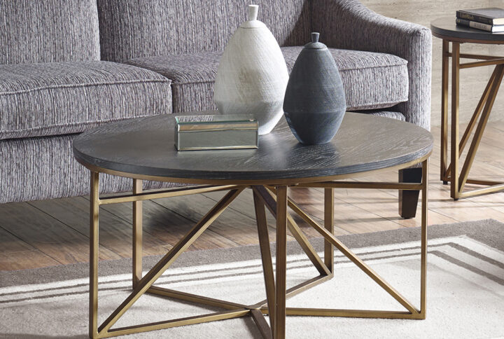 Madison Coffee Table in Antique Bronze From Madison Park