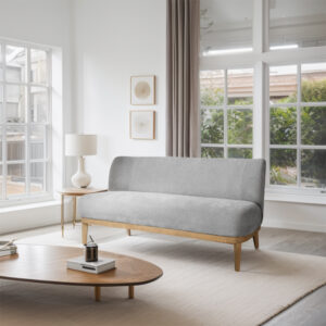 Laguna Kitchen Sofa in Light Grey From Chapel Hill