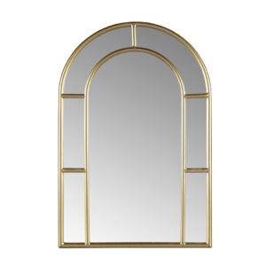 Regina Gold Arched Wall Mirror in Gold From Martha Stewart