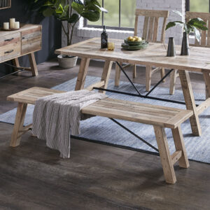 Sonoma Dining Bench in Natural From INK+IVY