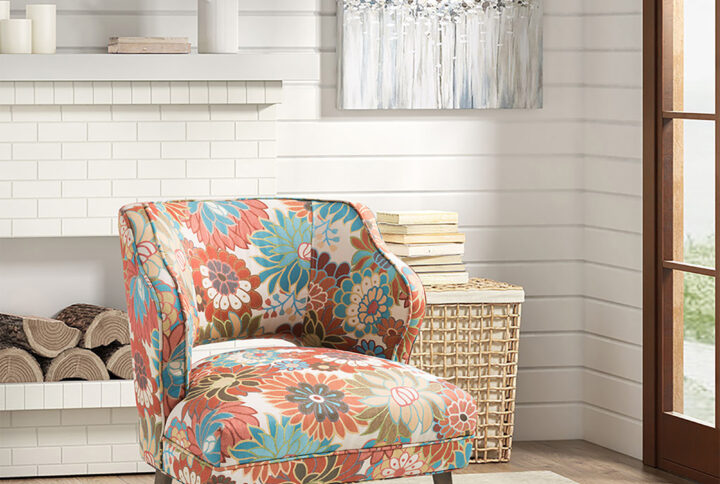 Cody Open Back Accent Chair in Multi From Madison Park