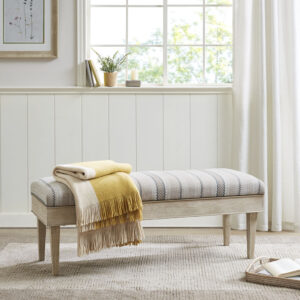 Harstrom Soft Close Storage Bench in Beige Multi From Martha Stewart