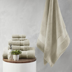 Splendor 1000gsm 100% Cotton 6 Piece Towel Set in Natural From Madison Park Signature