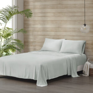 Tencel Polyester Blend Sheet Set in Sage From Beautyrest