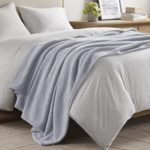 Dream Soft Blanket in Grey From Beautyrest