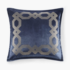 Clermont European Pillow Sham in Navy From Croscill Classics