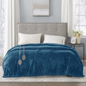 Heated Plush Blanket in Teal From Beautyrest