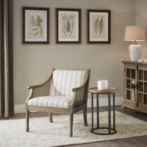 Isla Accent Armchair in Beige From Martha Stewart