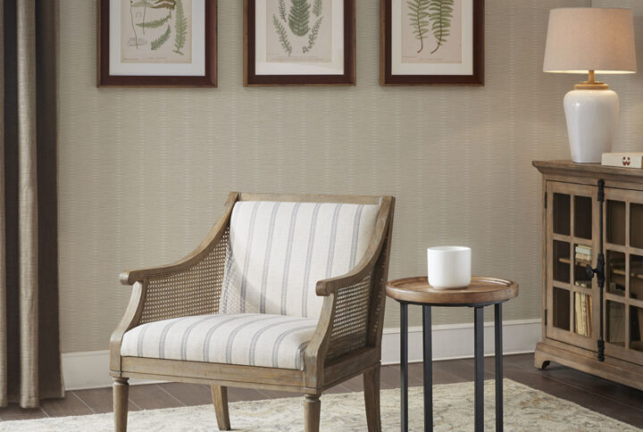 Isla Accent Armchair in Beige From Martha Stewart