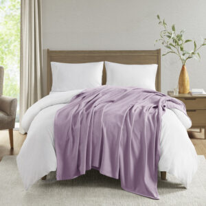 Liquid Cotton Blanket in Lilac From Madison Park