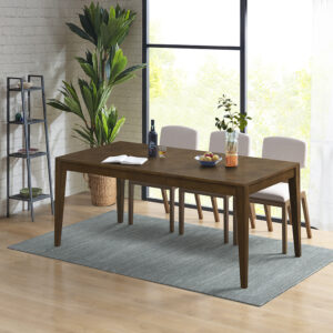 Cove Rectangle Extension Dining Table in Pecan From INK+IVY