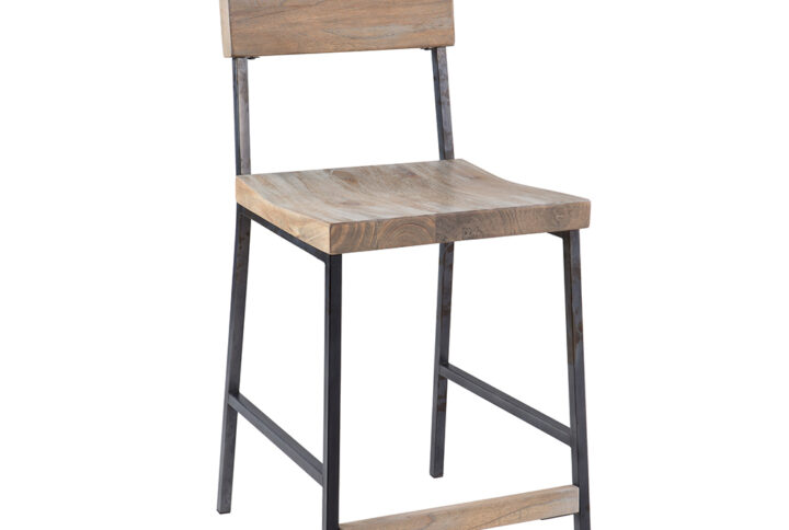 Tacoma 24" Counter stool in Grey From INK+IVY